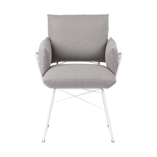 Chaise Mobitec Cosy C0212 avec structure métallique et dossier repositionnable