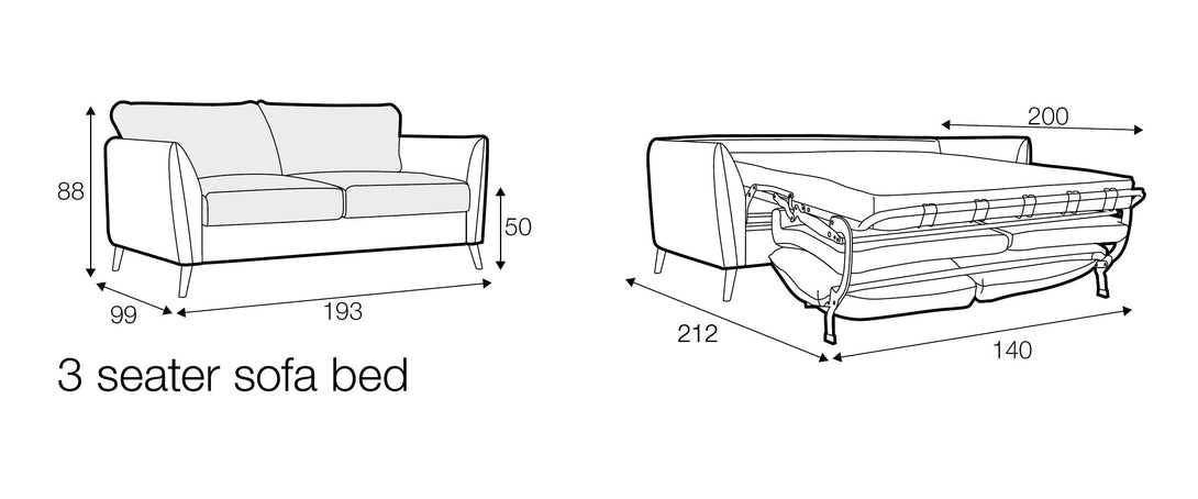 Canapé-lit Sits - Lucy (3 places) - Sofa - Zetel-3