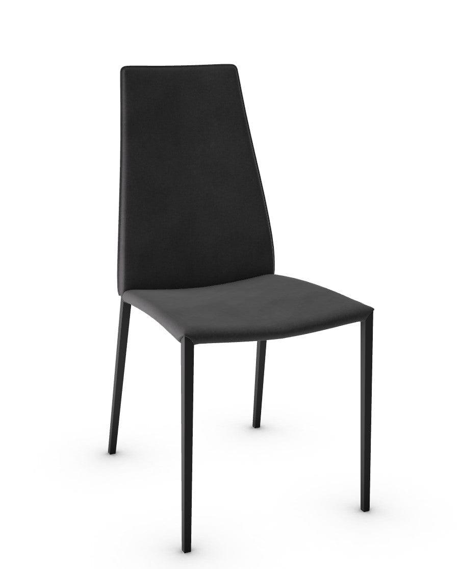 Chaise Calligaris - Aida (CS1452) en métal avec siège en cuir régénéré-6