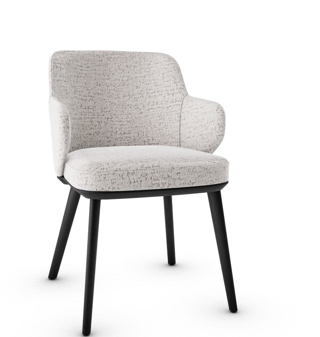 Calligaris Chair - Foyer (Fauteuil met houten poten, CS1889) met gecapitonneerde zitting en houten poten-69