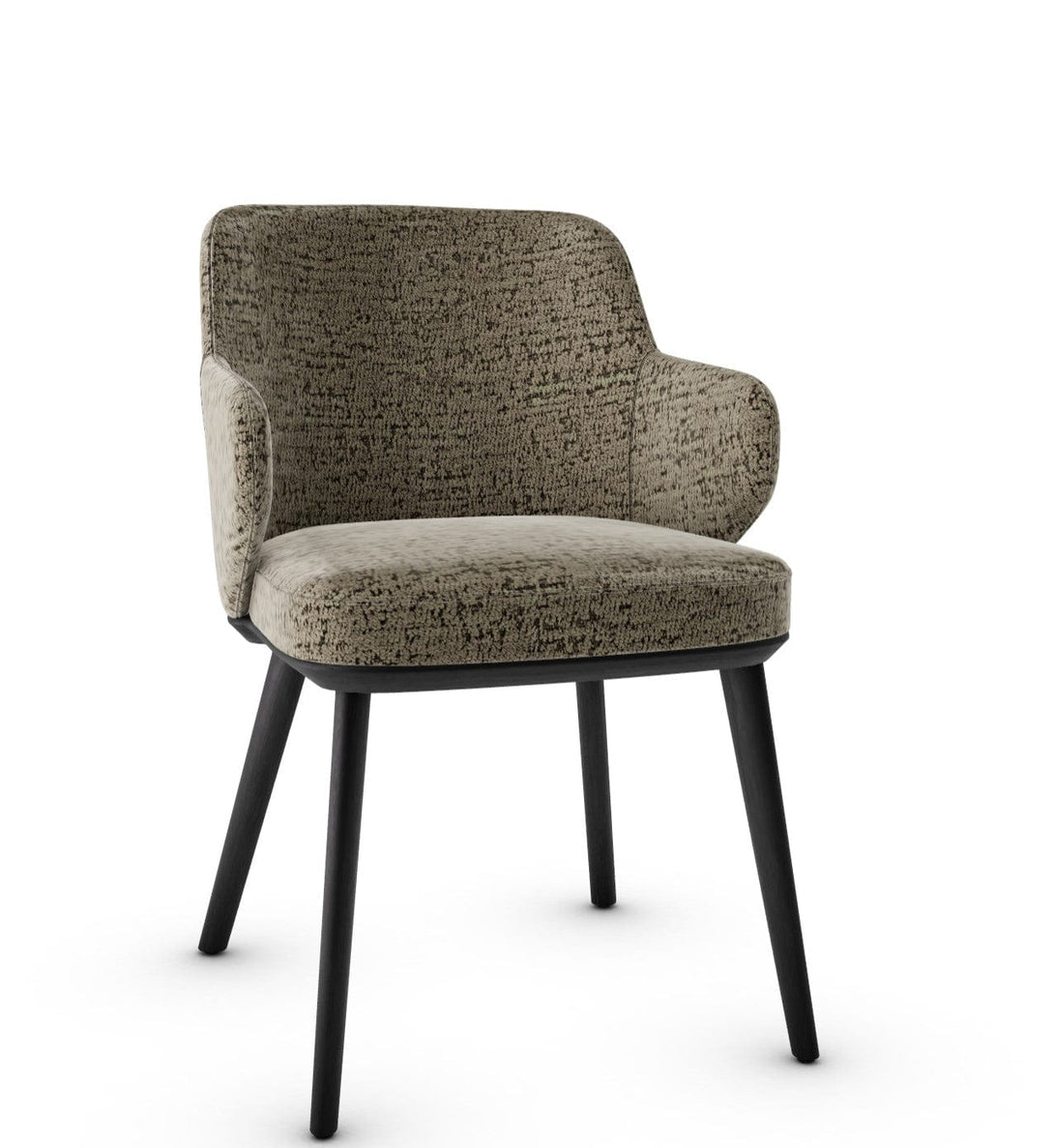 Calligaris Chair - Foyer (Fauteuil met houten poten, CS1889) met gecapitonneerde zitting en houten poten-71