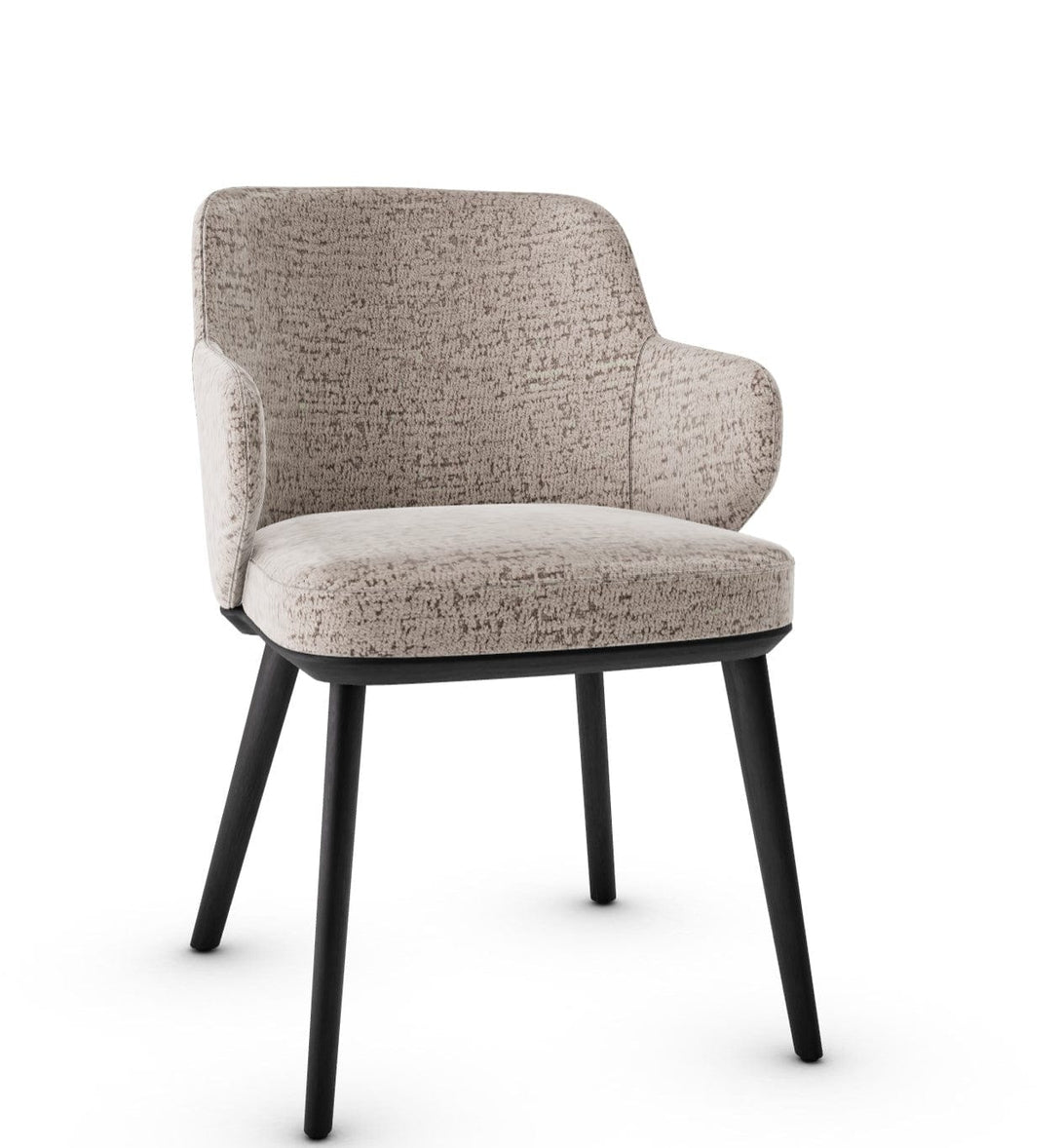 Calligaris Chair - Foyer (Fauteuil met houten poten, CS1889) met gecapitonneerde zitting en houten poten-70