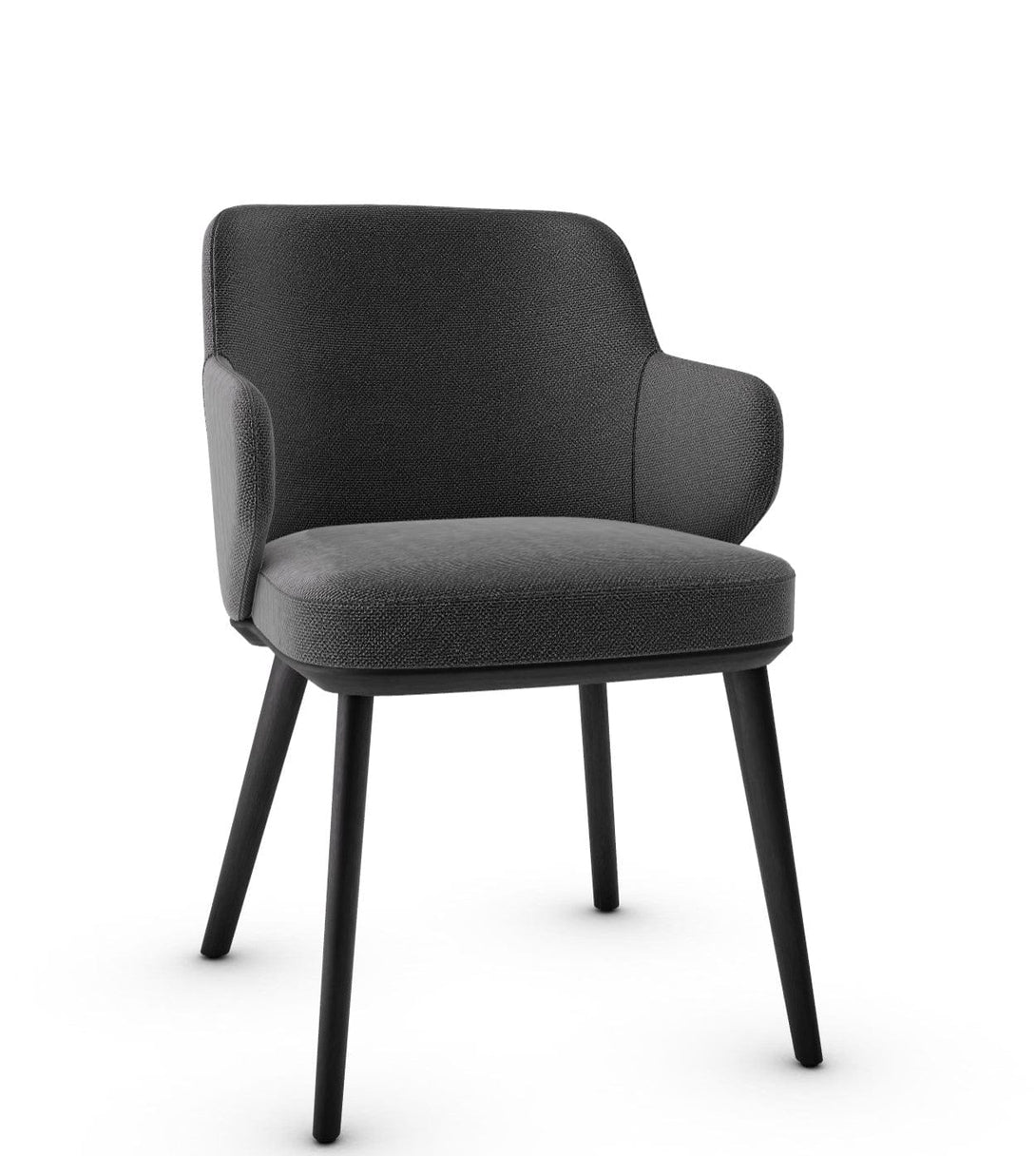 Calligaris Chair - Foyer (Fauteuil met houten poten, CS1889) met gecapitonneerde zitting en houten poten-58