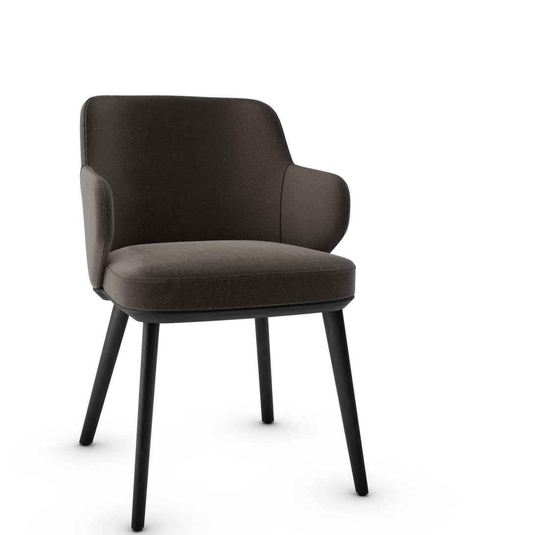 Calligaris Chair - Foyer (Fauteuil met houten poten, CS1889) met gecapitonneerde zitting en houten poten-57