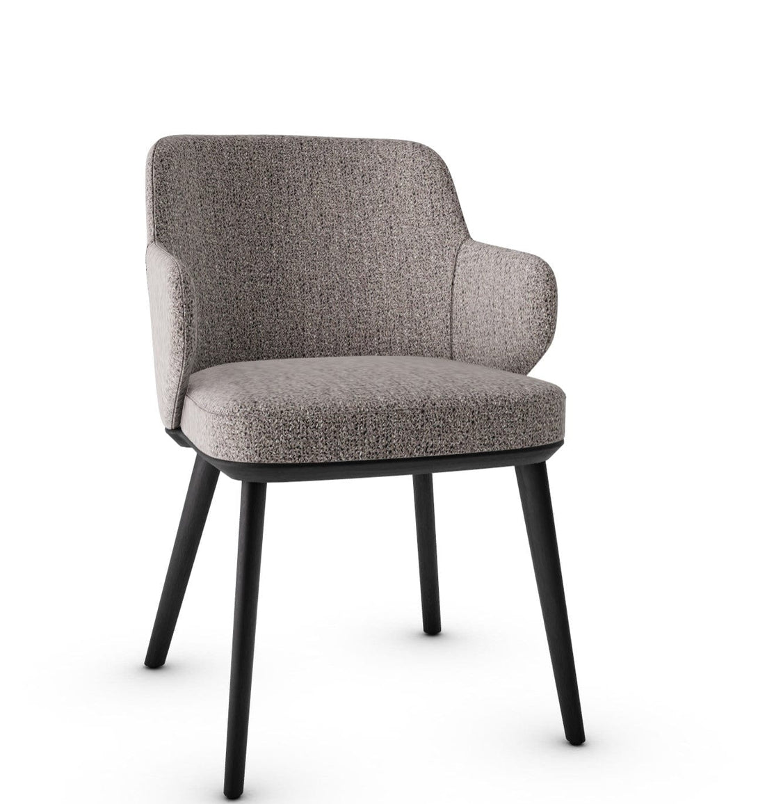 Calligaris Chair - Foyer (Fauteuil met houten poten, CS1889) met gecapitonneerde zitting en houten poten-67