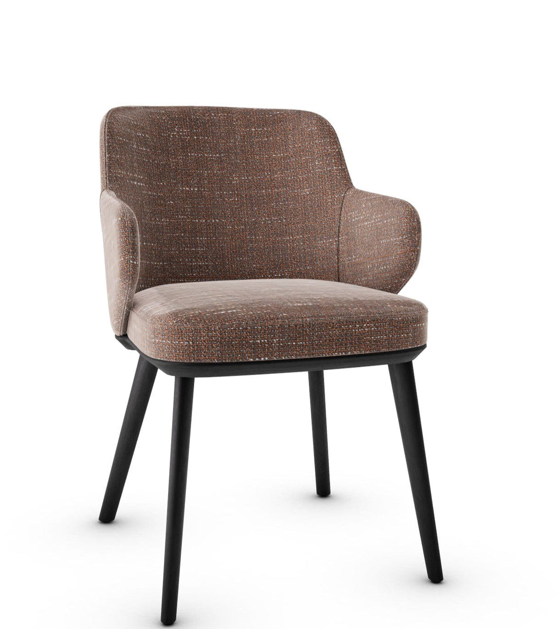 Calligaris Chair - Foyer (Fauteuil met houten poten, CS1889) met gecapitonneerde zitting en houten poten-68