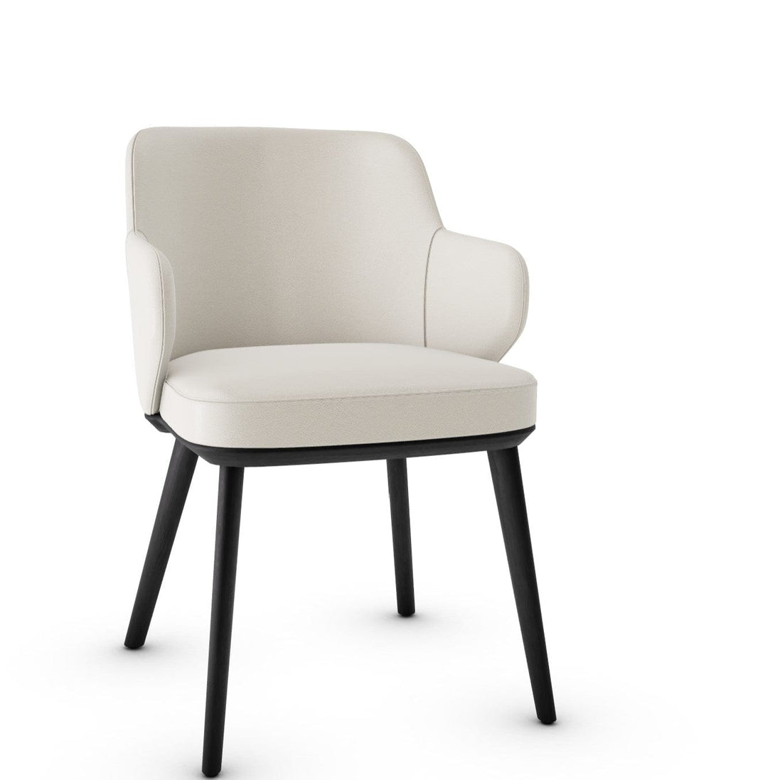 Calligaris Chair - Foyer (Fauteuil met houten poten, CS1889) met gecapitonneerde zitting en houten poten-74