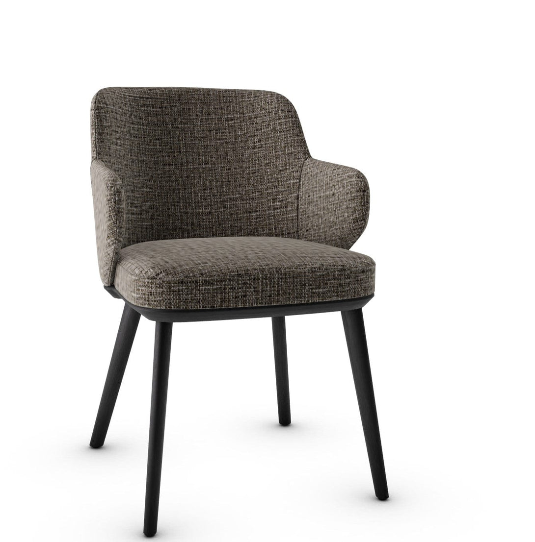 Calligaris Chair - Foyer (Fauteuil met houten poten, CS1889) met gecapitonneerde zitting en houten poten-64