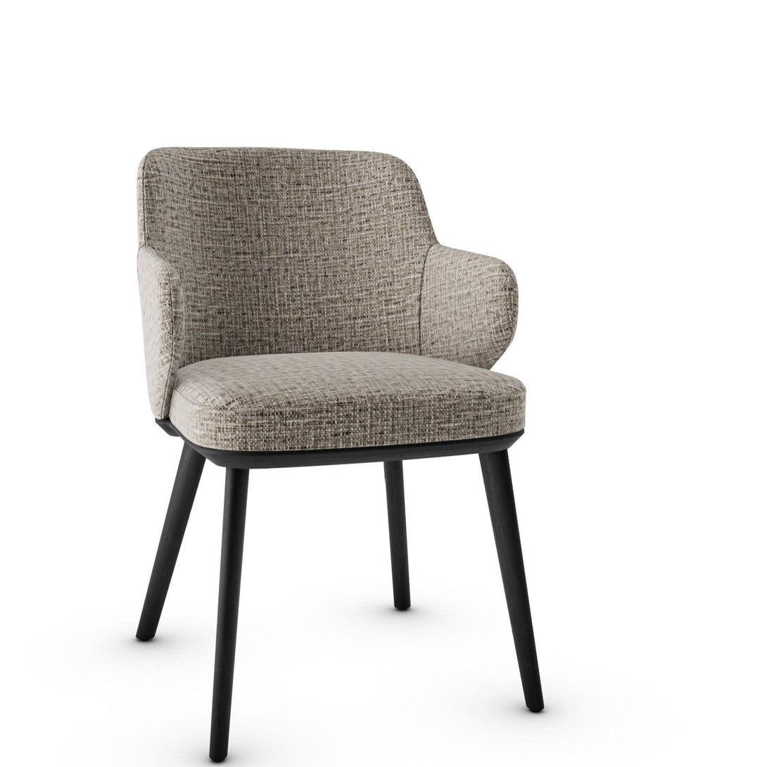 Calligaris Chair - Foyer (Fauteuil met houten poten, CS1889) met gecapitonneerde zitting en houten poten-62