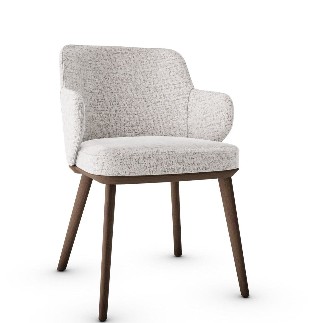 Calligaris Chair - Foyer (Fauteuil met houten poten, CS1889) met gecapitonneerde zitting en houten poten-87