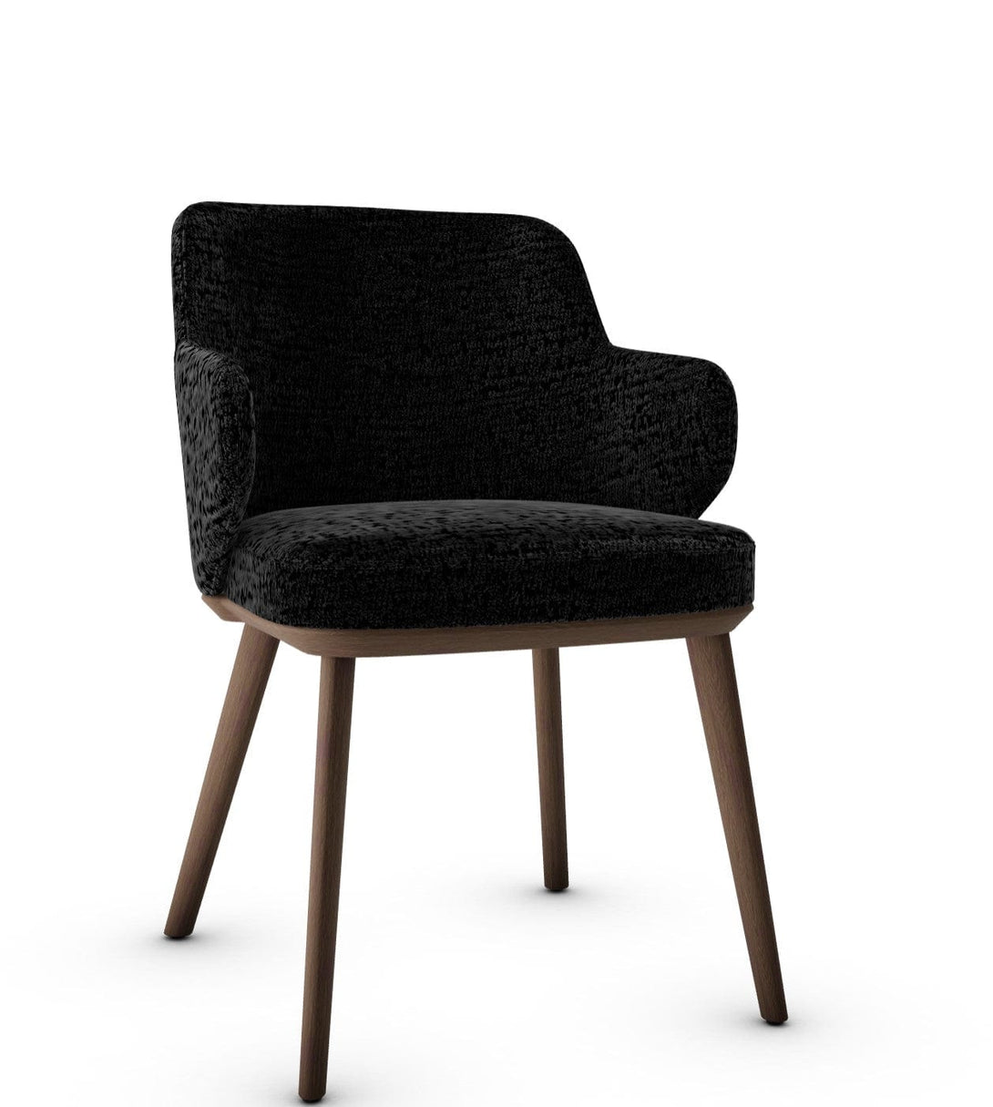 Calligaris Chair - Foyer (Fauteuil met houten poten, CS1889) met gecapitonneerde zitting en houten poten-90