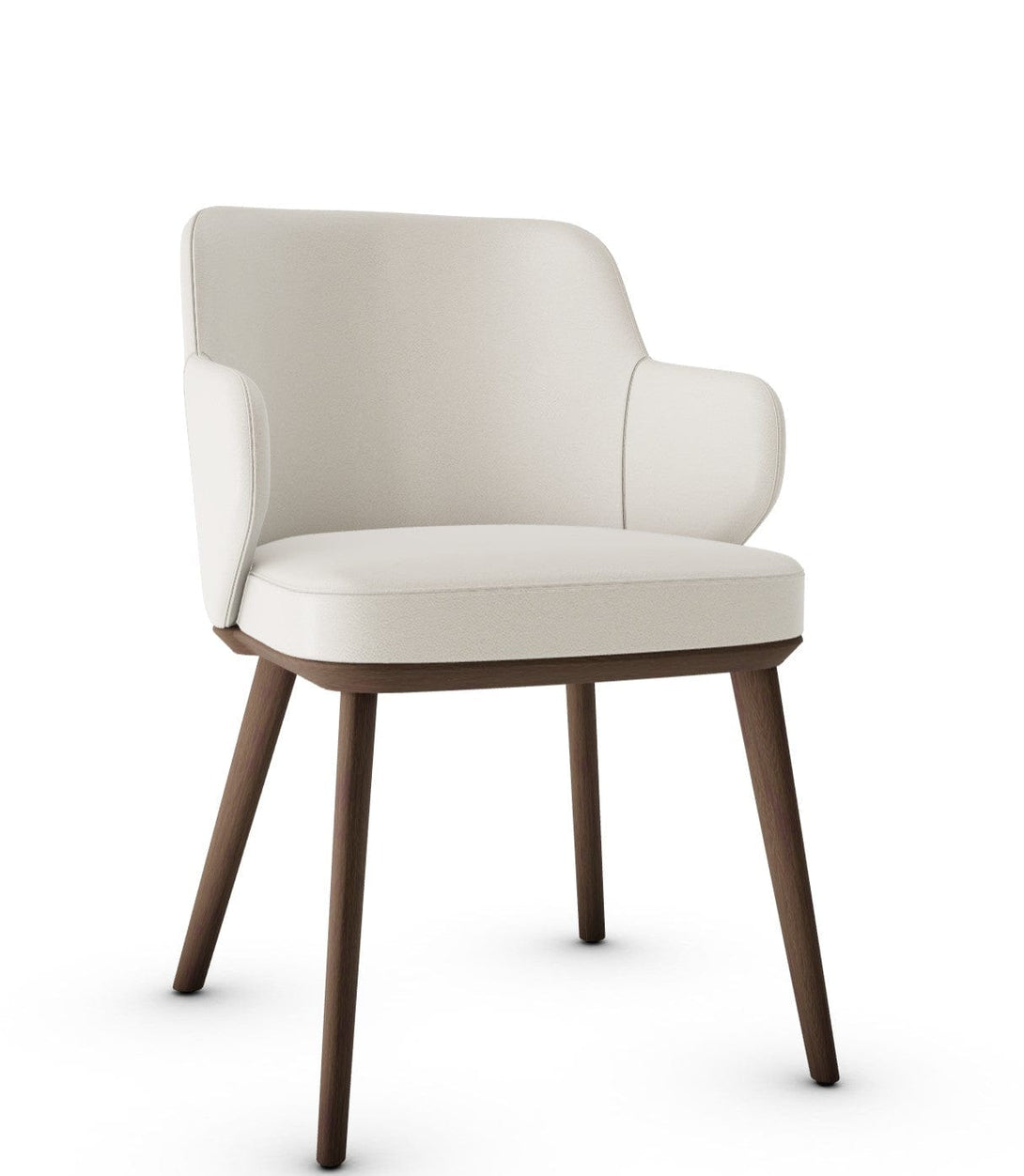 Calligaris Chair - Foyer (Fauteuil met houten poten, CS1889) met gecapitonneerde zitting en houten poten-92