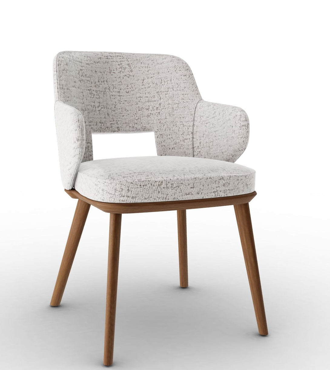 Calligaris Chair - Foyer (Fauteuil met houten poten, CS2000) met gecapitonneerde zitting en houten poten-44