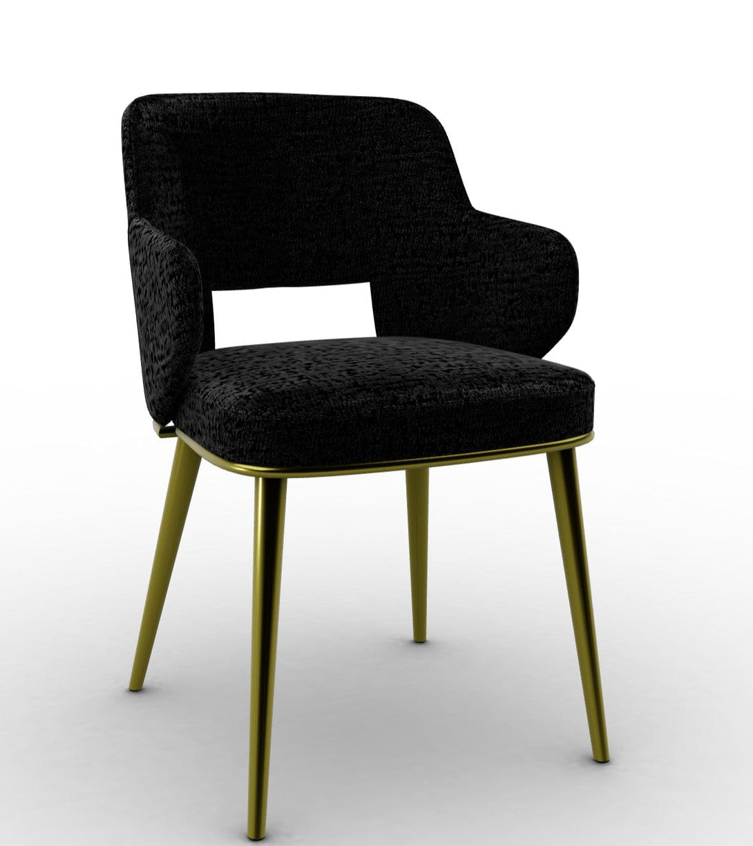 Calligaris Chair - Foyer (Fauteuil met metalen poten, CS1897) met gewatteerde schaal en metalen onderstel-29