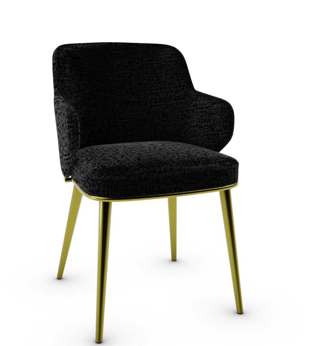 Calligaris Chair - Foyer (Fauteuil met metalen poten, CS1898) met gewatteerde schaal en metalen onderstel-54