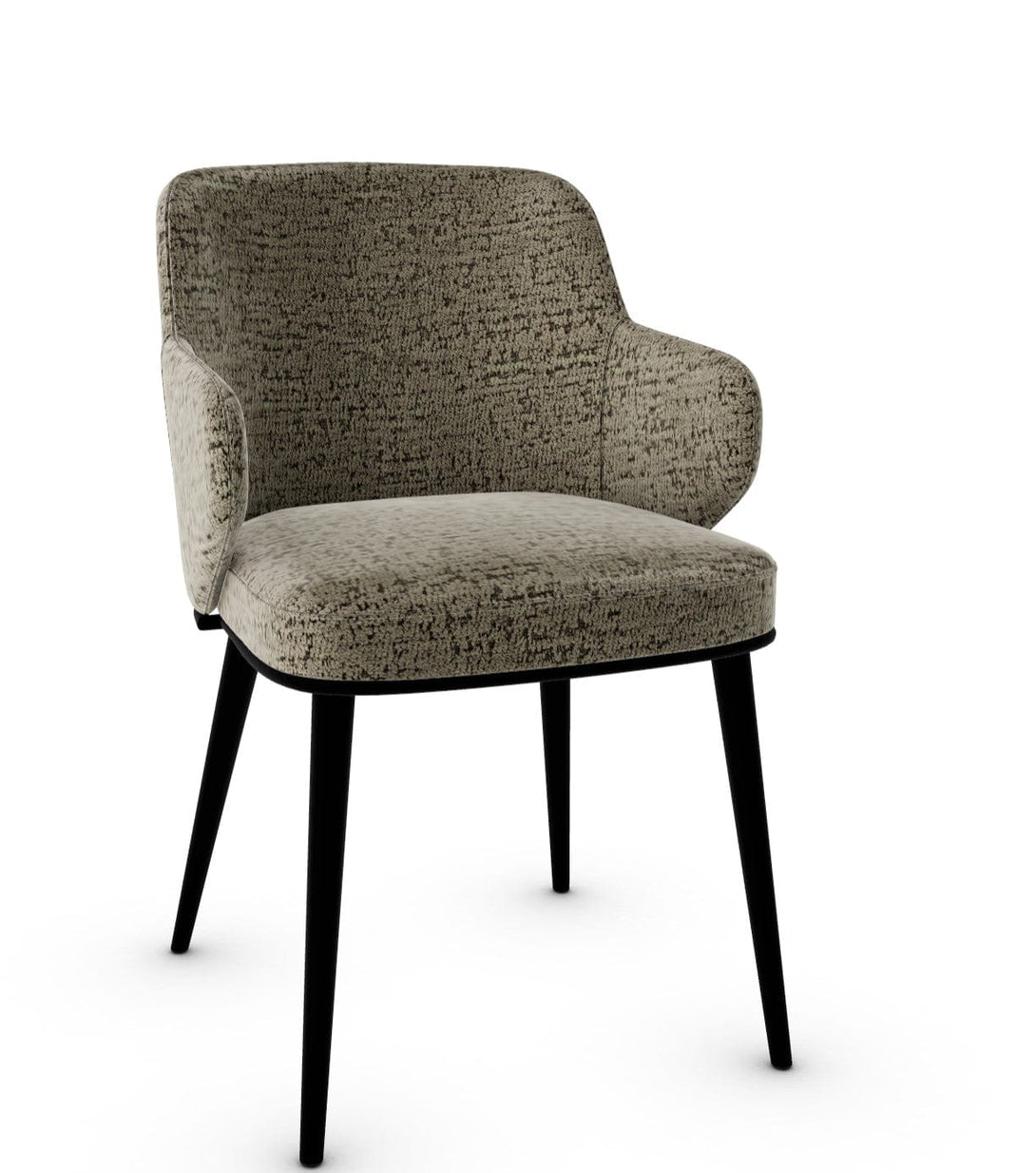 Calligaris Chair - Foyer (Fauteuil met metalen poten, CS1898) met gewatteerde schaal en metalen onderstel-71