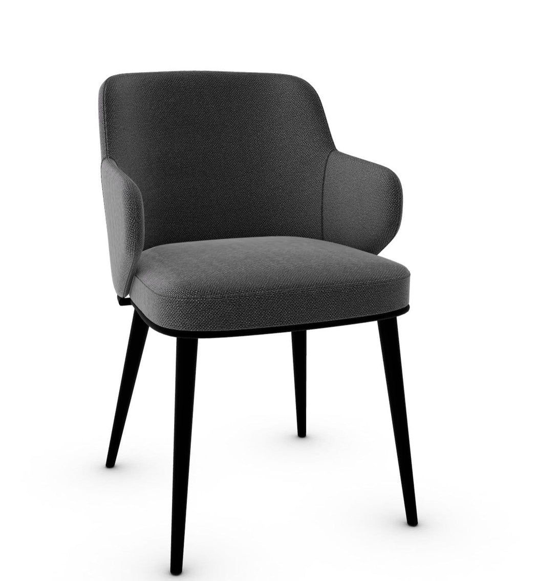 Calligaris Chair - Foyer (Fauteuil met metalen poten, CS1898) met gewatteerde schaal en metalen onderstel-58