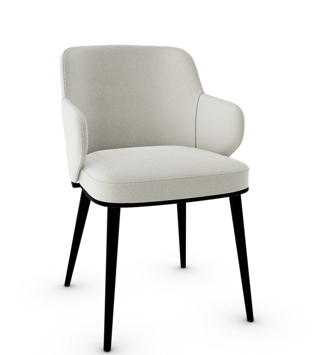 Calligaris Chair - Foyer (Fauteuil met metalen poten, CS1898) met gewatteerde schaal en metalen onderstel-60