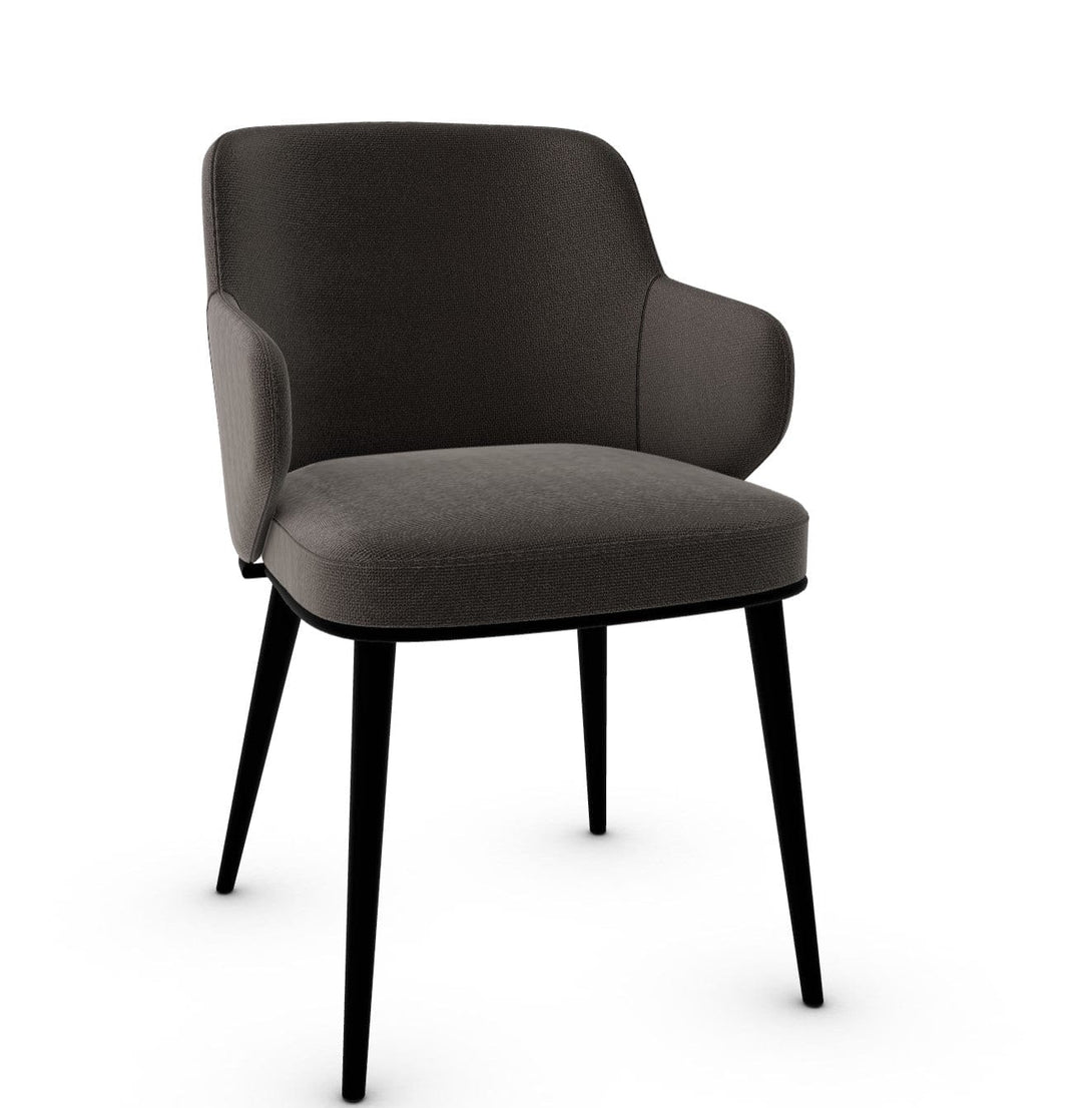 Calligaris Chair - Foyer (Fauteuil met metalen poten, CS1898) met gewatteerde schaal en metalen onderstel-57