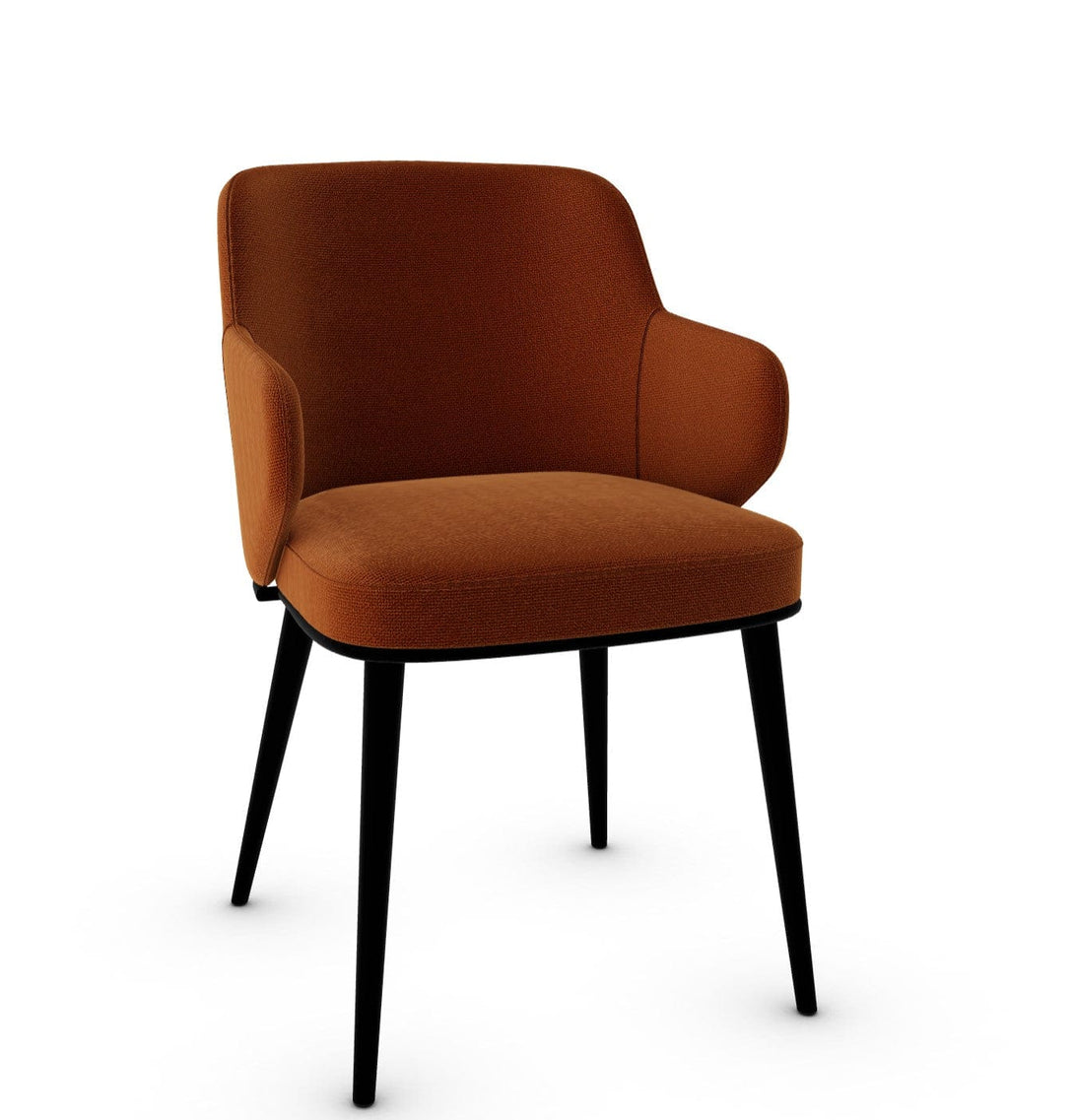 Calligaris Chair - Foyer (Fauteuil met metalen poten, CS1898) met gewatteerde schaal en metalen onderstel-59