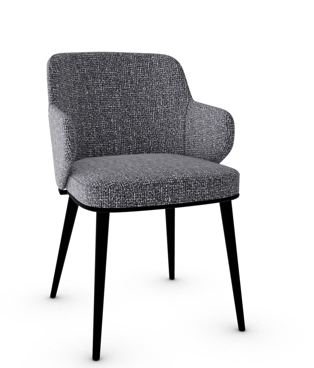 Calligaris Chair - Foyer (Fauteuil met metalen poten, CS1898) met gewatteerde schaal en metalen onderstel-66