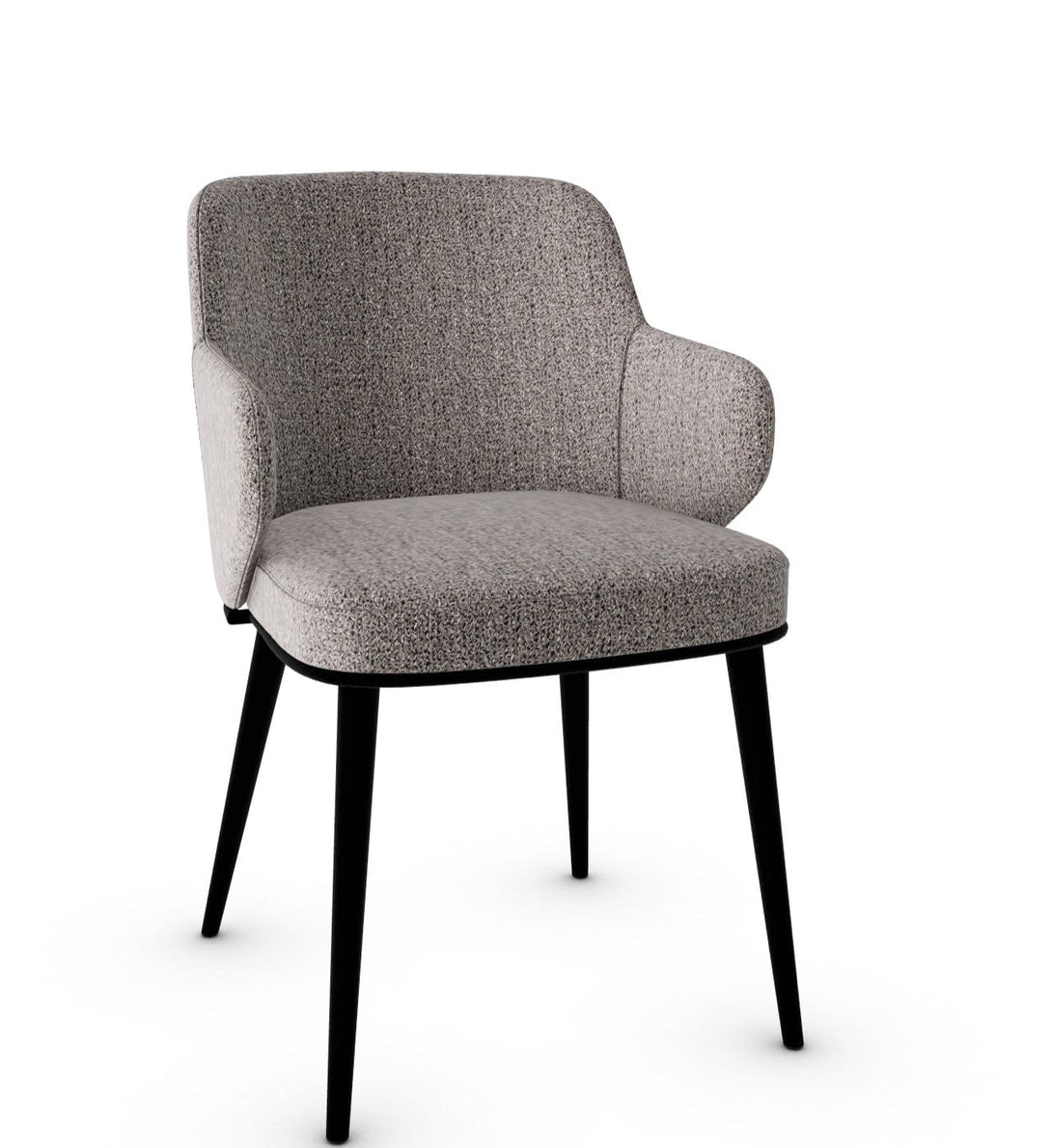 Calligaris Chair - Foyer (Fauteuil met metalen poten, CS1898) met gewatteerde schaal en metalen onderstel-67