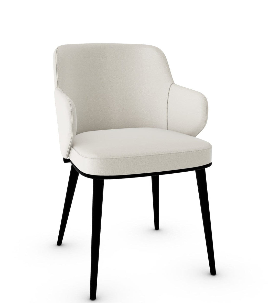 Calligaris Chair - Foyer (Fauteuil met metalen poten, CS1898) met gewatteerde schaal en metalen onderstel-74