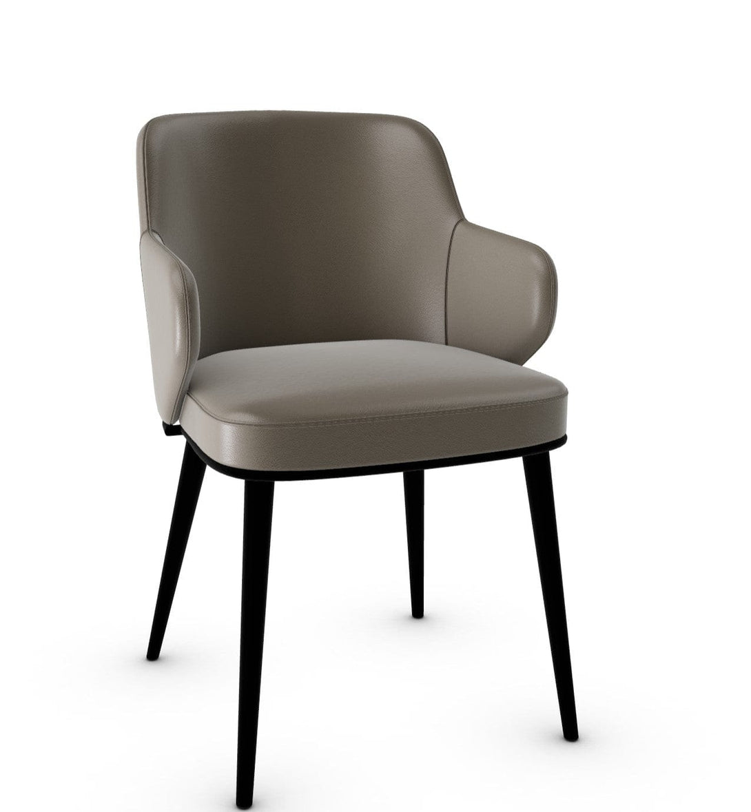 Calligaris Chair - Foyer (Fauteuil met metalen poten, CS1898) met gewatteerde schaal en metalen onderstel-73