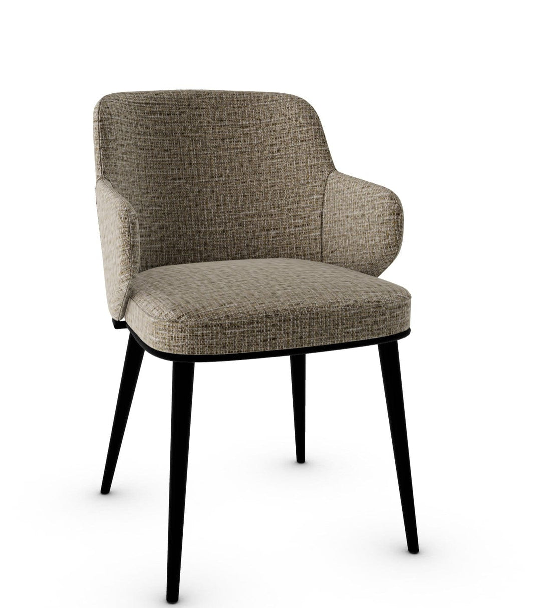 Calligaris Chair - Foyer (Fauteuil met metalen poten, CS1898) met gewatteerde schaal en metalen onderstel-61