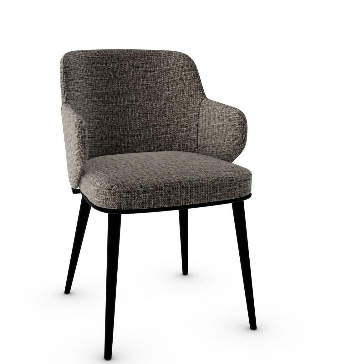 Calligaris Chair - Foyer (Fauteuil met metalen poten, CS1898) met gewatteerde schaal en metalen onderstel-64