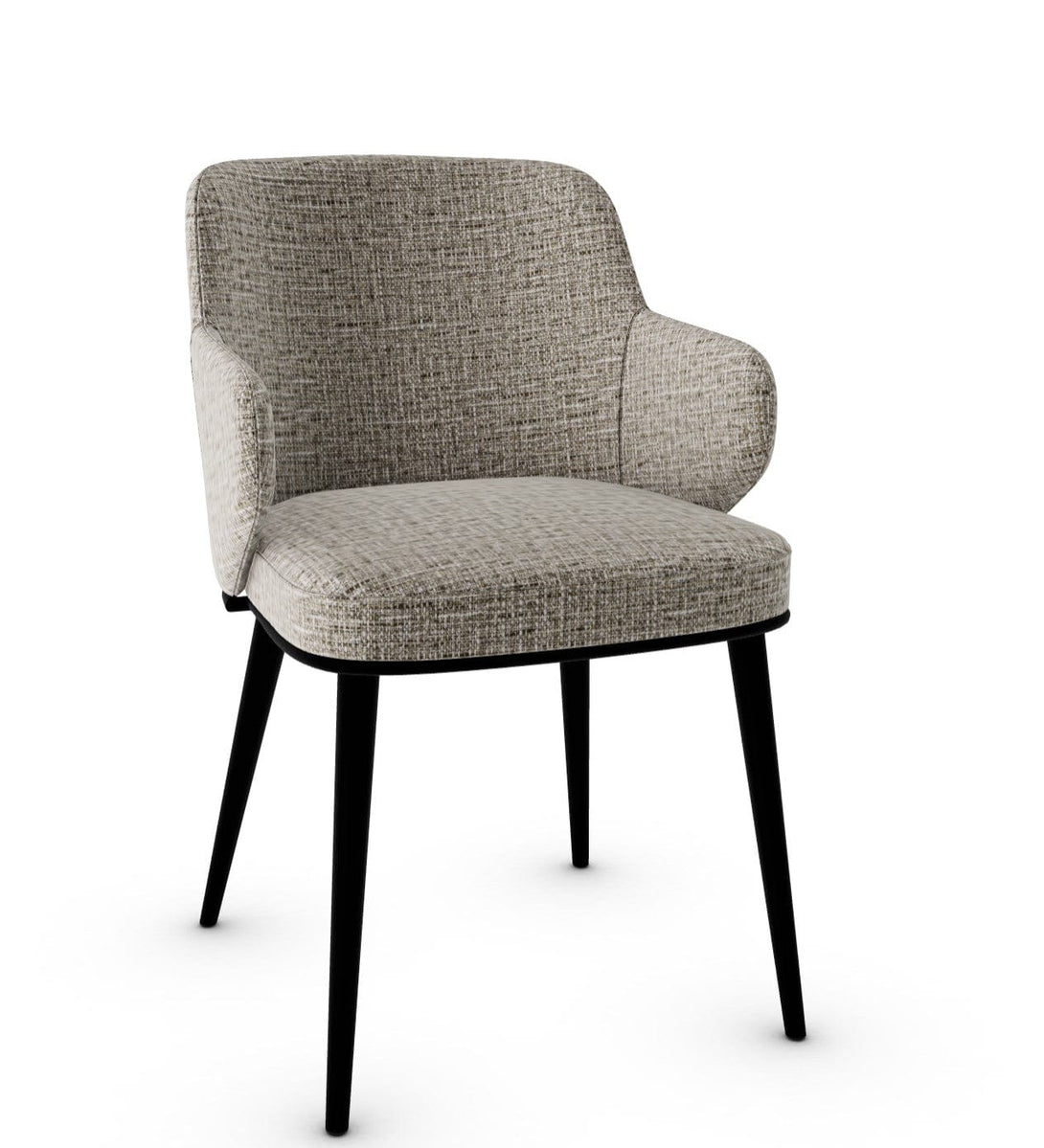 Calligaris Chair - Foyer (Fauteuil met metalen poten, CS1898) met gewatteerde schaal en metalen onderstel-62