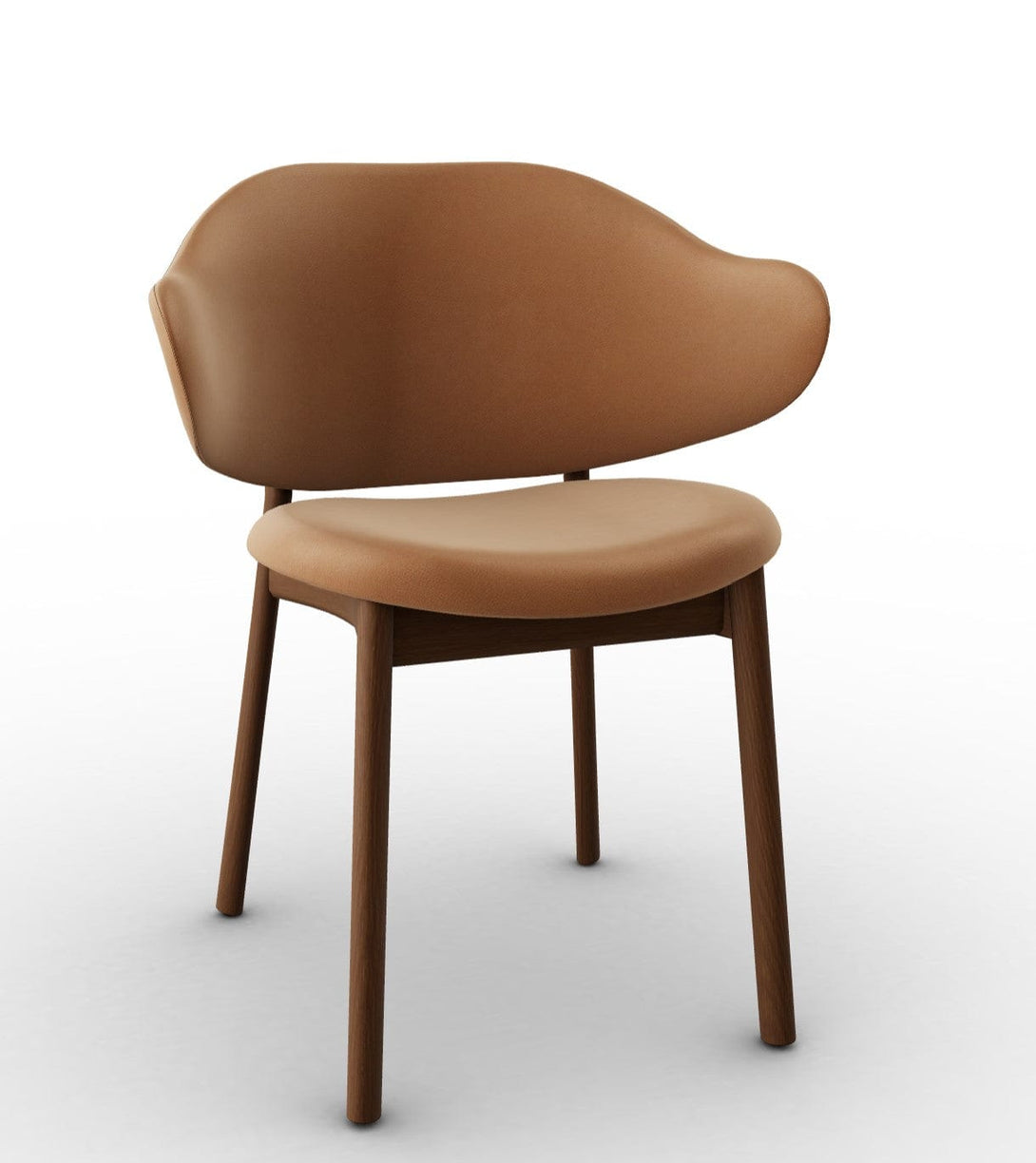 Calligaris stoel - Holly (Houten poten, CS2080) met op de jaren 50 geïnspireerd ontwerp en houten structuur-44