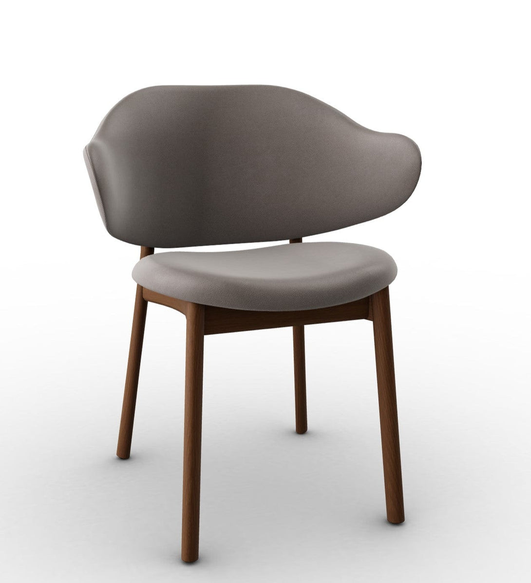 Calligaris stoel - Holly (Houten poten, CS2080) met op de jaren 50 geïnspireerd ontwerp en houten structuur-43