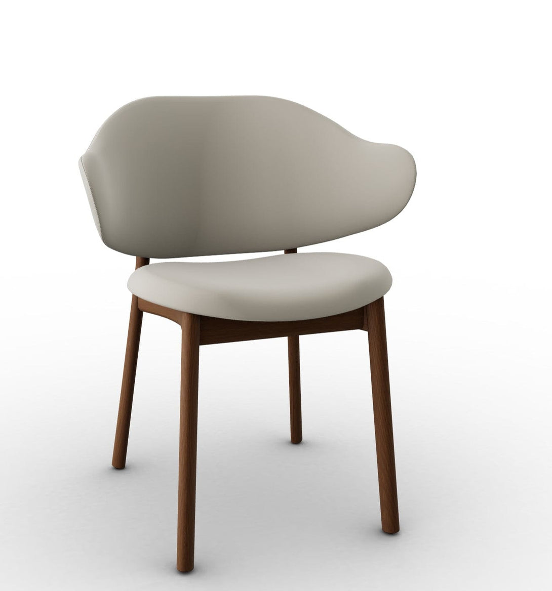 Calligaris stoel - Holly (Houten poten, CS2080) met op de jaren 50 geïnspireerd ontwerp en houten structuur-38