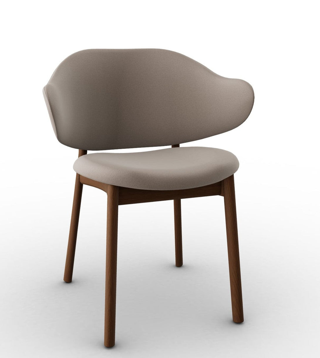 Calligaris stoel - Holly (Houten poten, CS2080) met op de jaren 50 geïnspireerd ontwerp en houten structuur-35