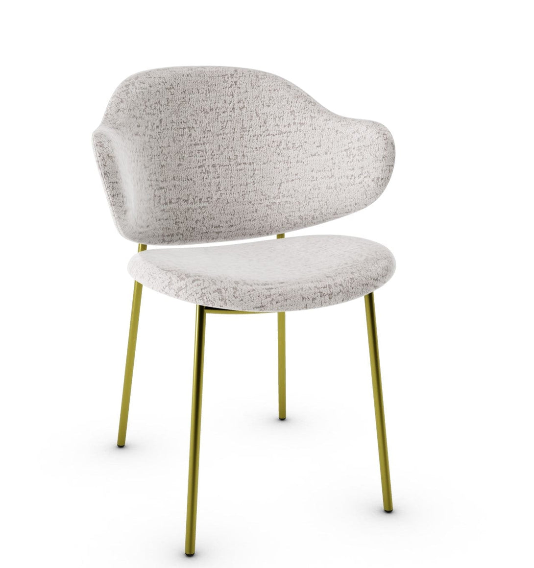 Chaise Calligaris - Holly (Pieds en métal, CS2037) avec cadre en métal tubulaire et siège rembourré-34