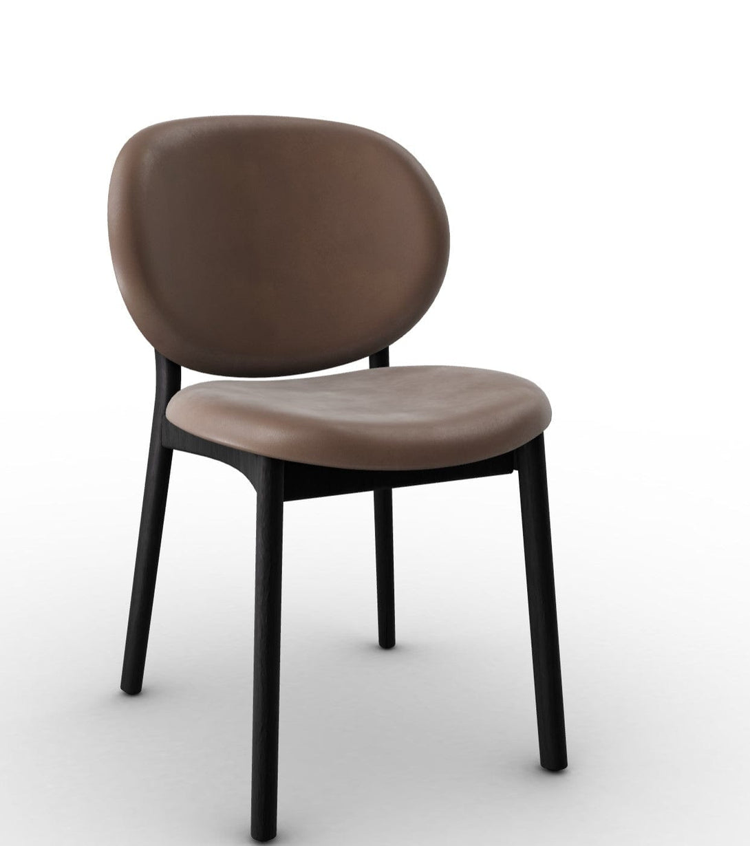 Chaise Calligaris - INÈS (Pieds en bois, CS2079) avec design rétro et pieds en bois-21