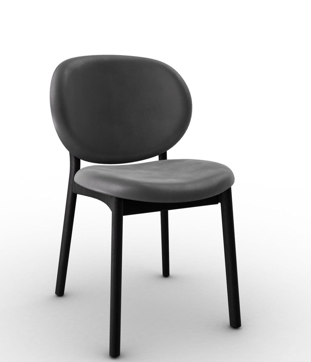Chaise Calligaris - INÈS (Pieds en bois, CS2079) avec design rétro et pieds en bois-23