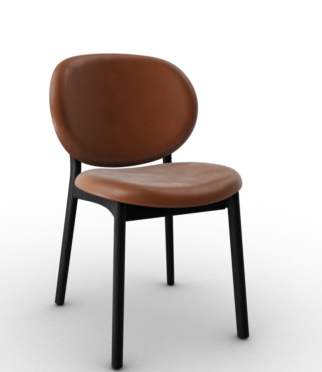 Chaise Calligaris - INÈS (Pieds en bois, CS2079) avec design rétro et pieds en bois-22