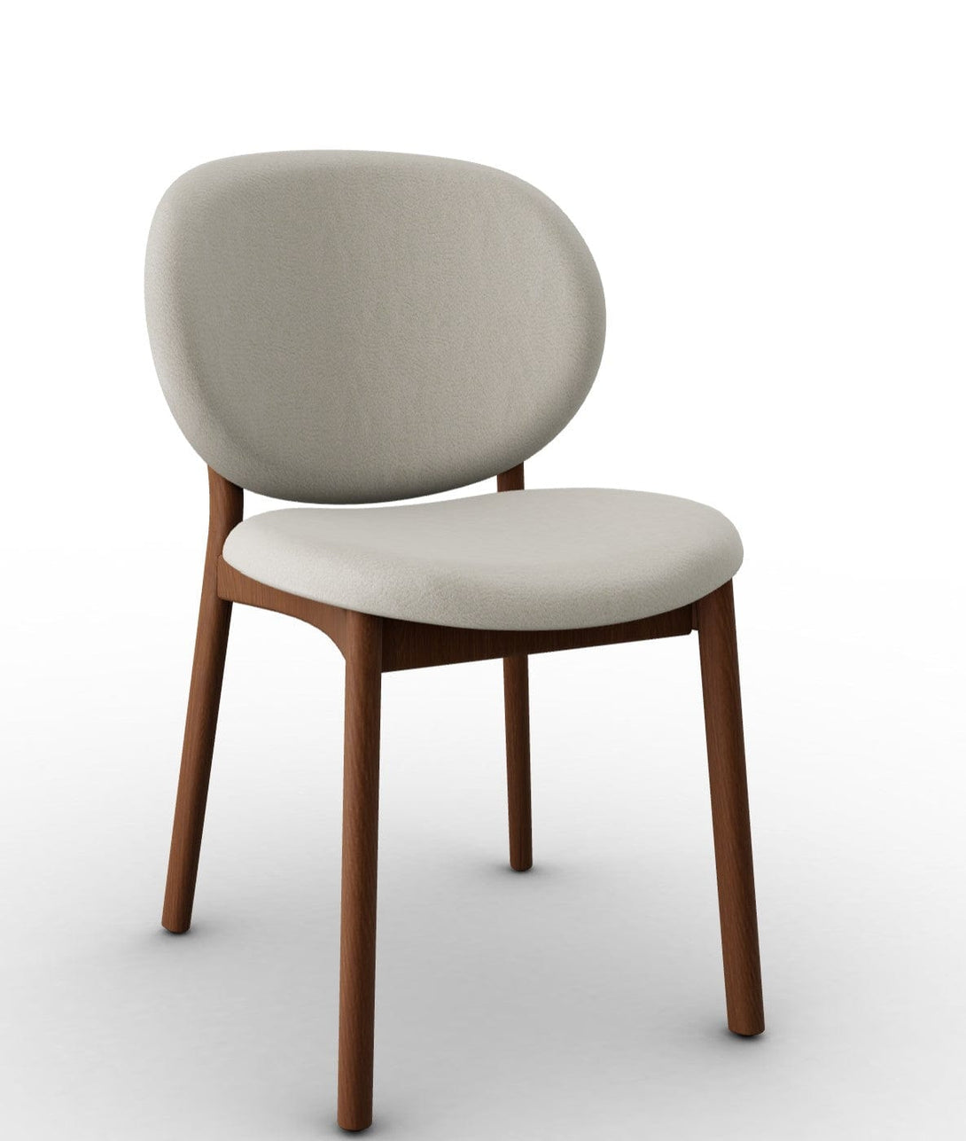 Calligaris stoel - INÈS (Houten poten, CS2079) met retro design en houten poten-49