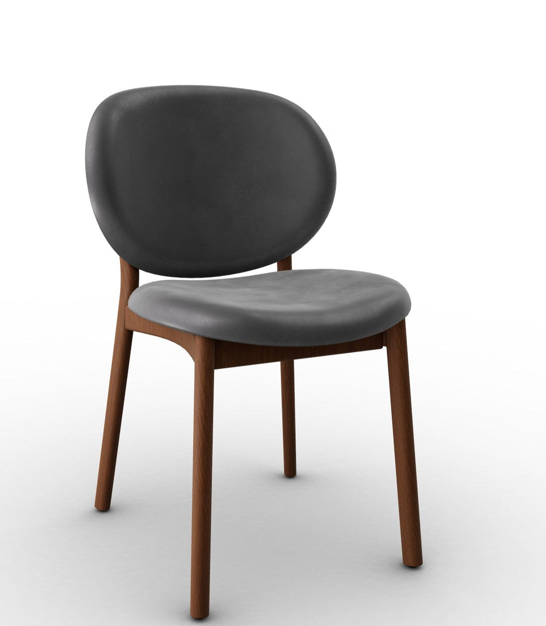 Calligaris stoel - INÈS (Houten poten, CS2079) met retro design en houten poten-41