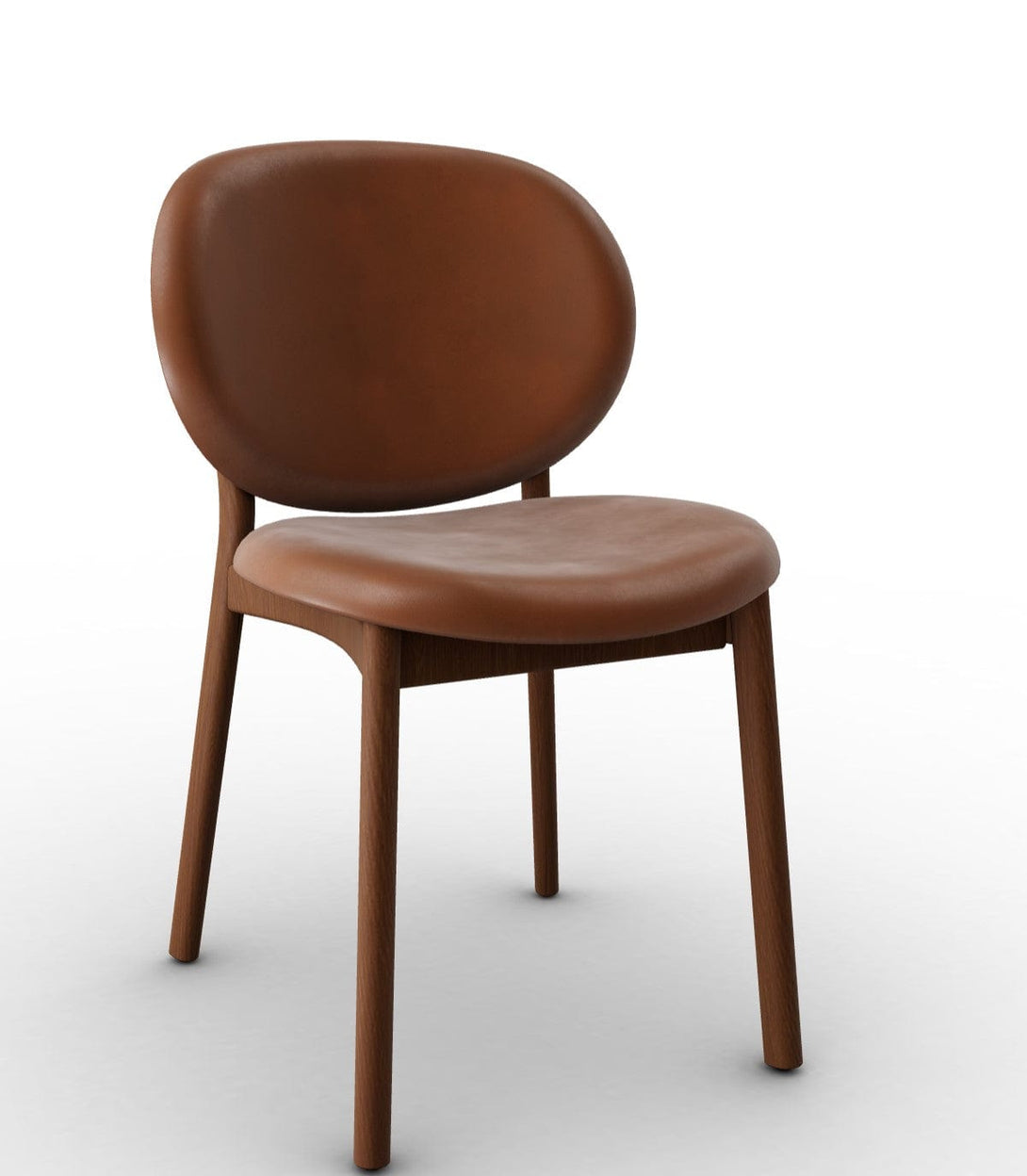 Calligaris stoel - INÈS (Houten poten, CS2079) met retro design en houten poten-40