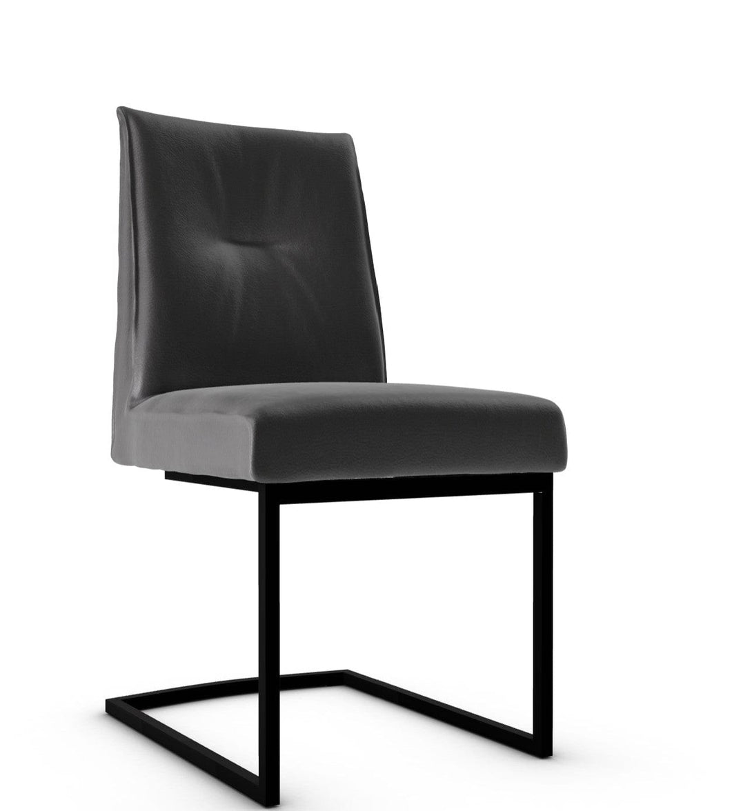 Chaise Calligaris - Romy (Pieds en métal, CS1906) avec assise rembourrée et cadre en métal-9