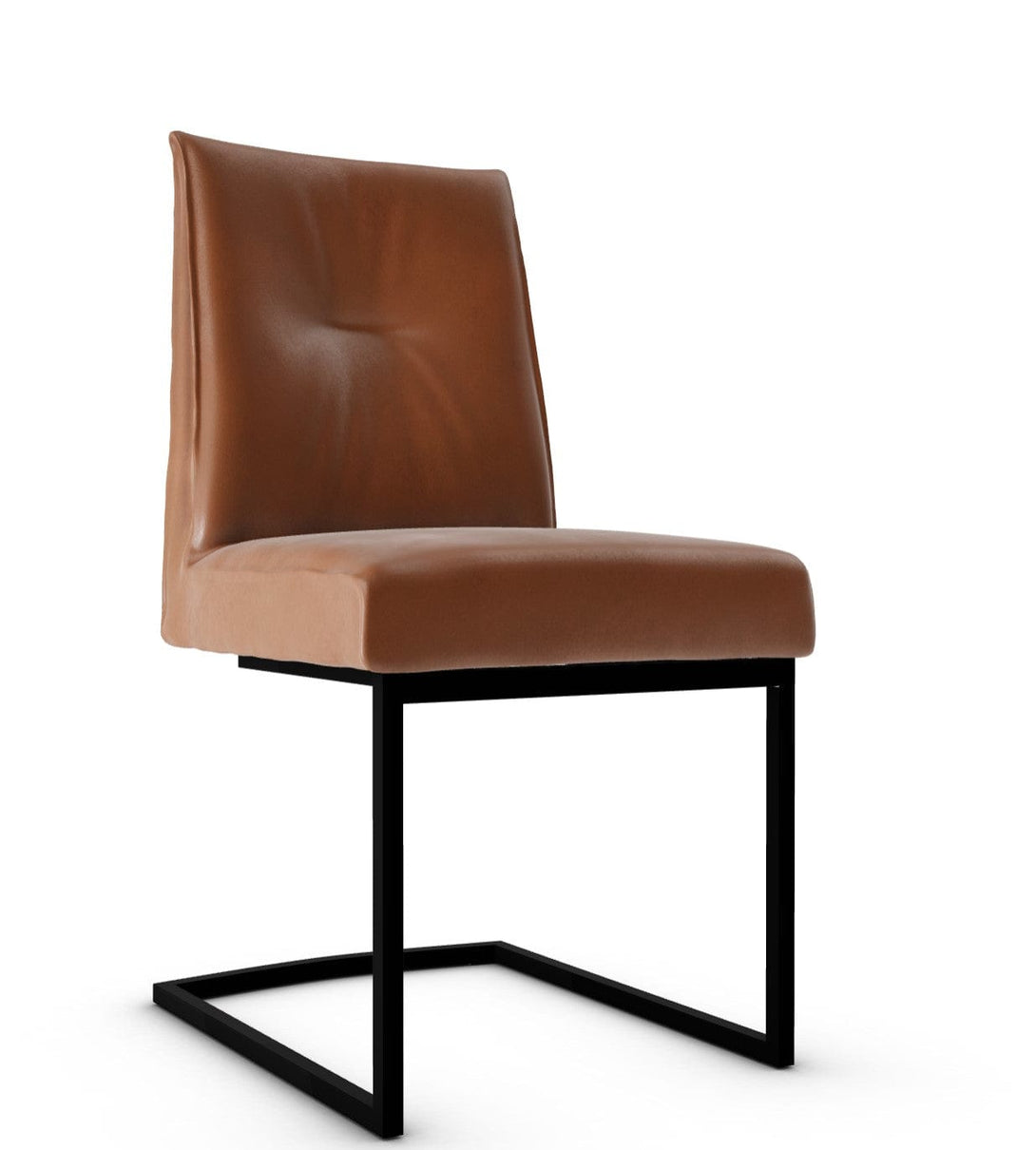 Chaise Calligaris - Romy (Pieds en métal, CS1906) avec assise rembourrée et cadre en métal-7