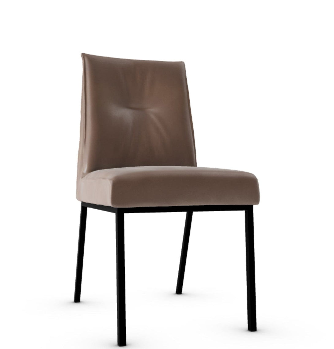 Chaise Calligaris - Romy (Pieds en métal, CS1908) avec assise rembourrée et cadre en métal-6