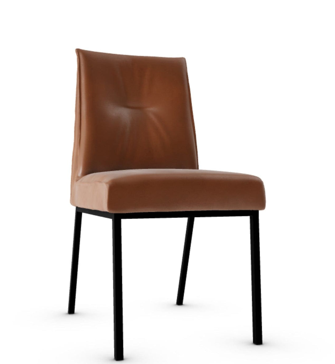 Chaise Calligaris - Romy (Pieds en métal, CS1908) avec assise rembourrée et cadre en métal-7