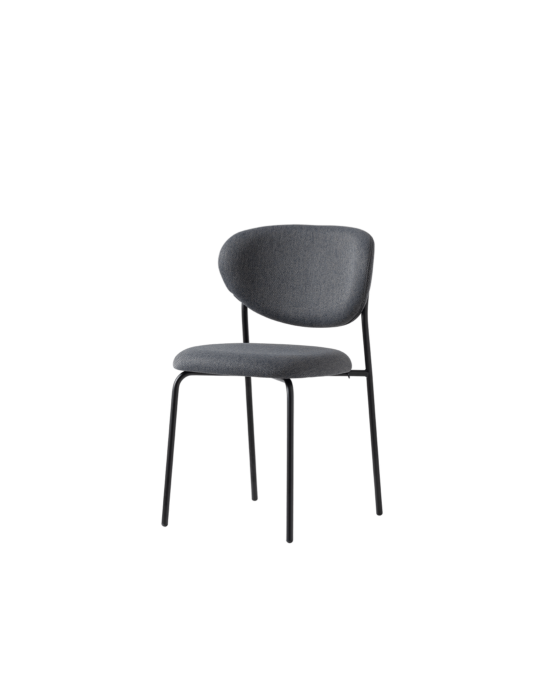 Chaise Connubia- Cozy CB2135 avec assise rembourrée et base en métal colorée-1