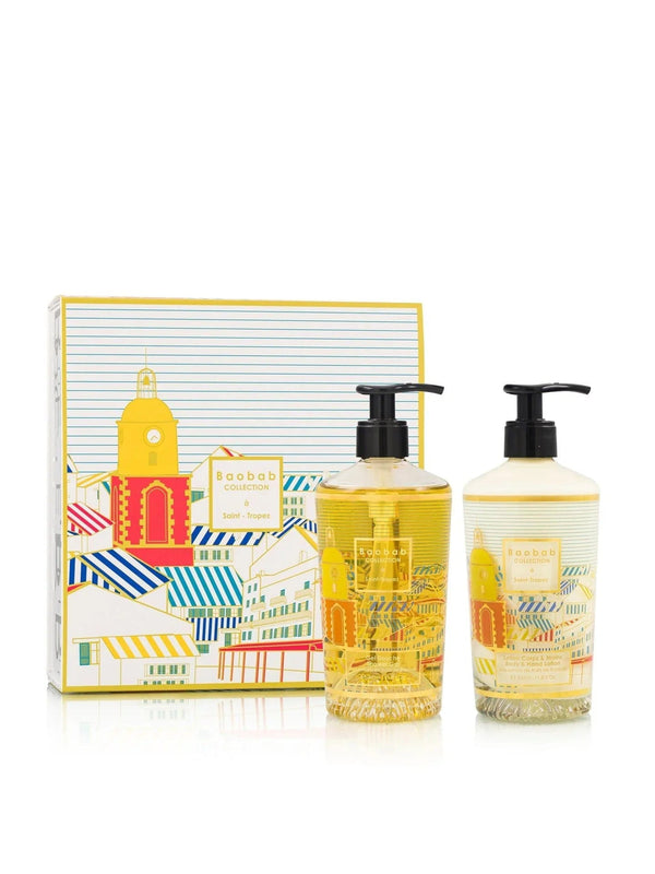 Coffret Cadeau Baobab - A Saint-Tropez Lotion Corps & Mains et Gel Douche-1