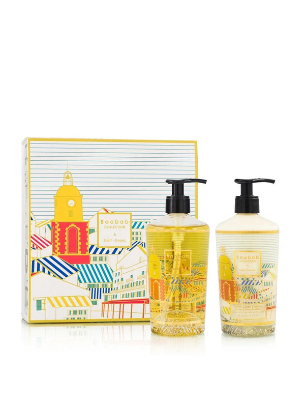 Coffret Cadeau Baobab - A Saint-Tropez Lotion Corps & Mains et Gel Lavant Mains-1