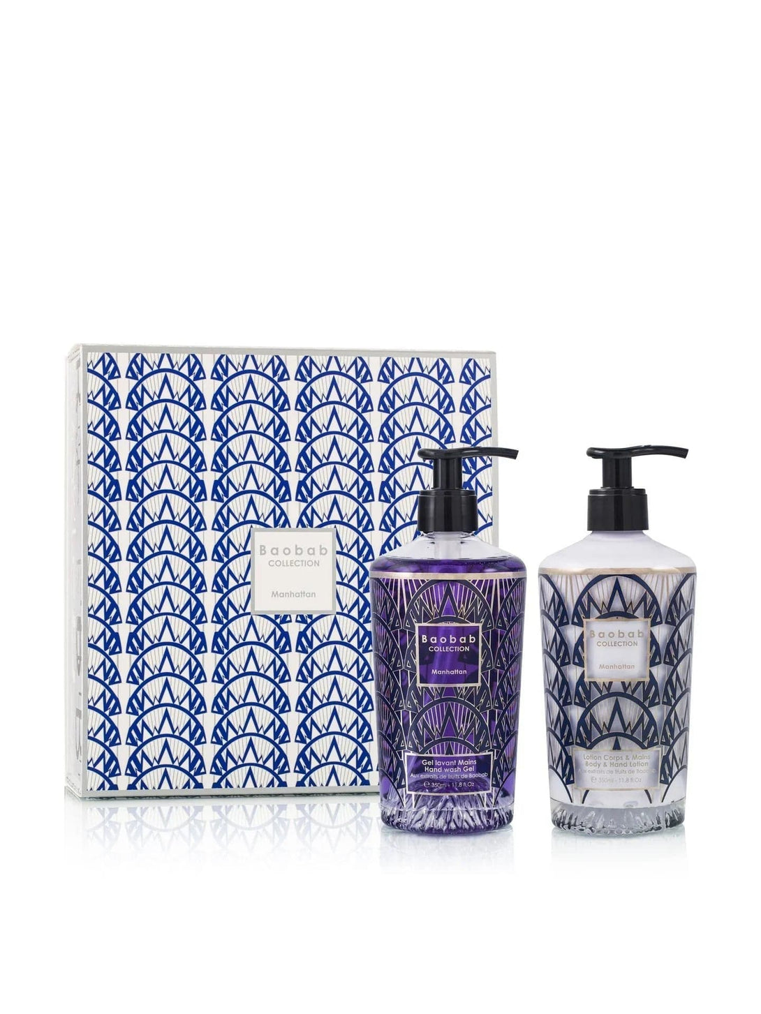 Coffret Cadeau Baobab - Manhattan Lotion Corps & Mains et Gel Lavant Mains-1